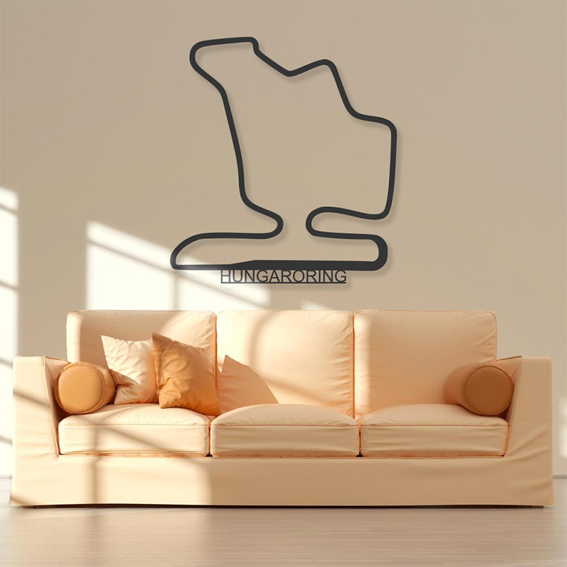 Hungaroring pályavonal- fali dekoráció