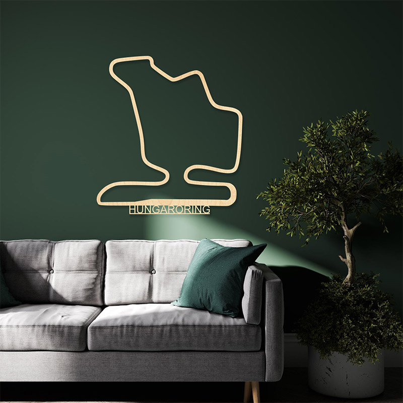 Hungaroring pályavonal- fali dekoráció - Image 4