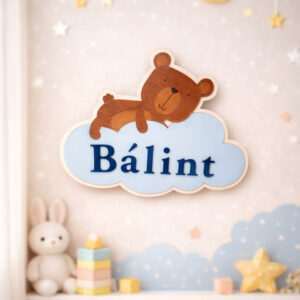 Csináld magad - névtábla gyekszobába