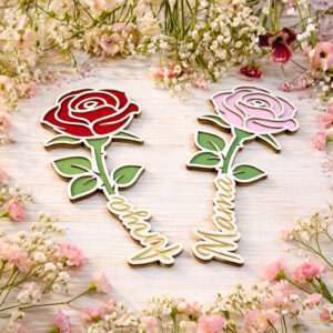 Anya + Mama feliratos rózsa