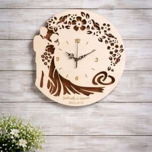 Esküvői nászajándék - óriás fali óra